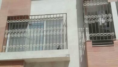 حفاظ پنجره ویلایی نمای باغ سفارشی