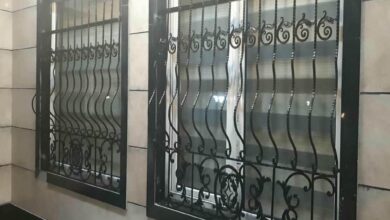 حفاظ پنجره ثابت پیچ و رولپلاک سفارشی