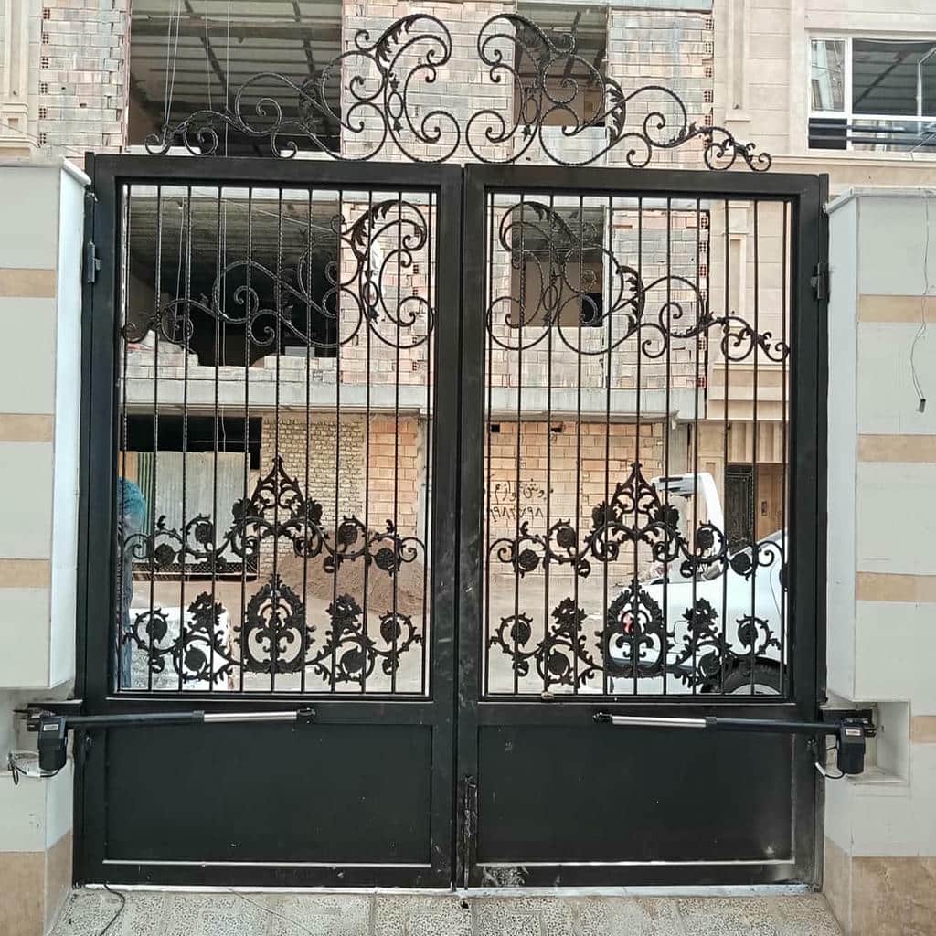 جک سنگین درب حیاط با ریموت کنترل ورودی