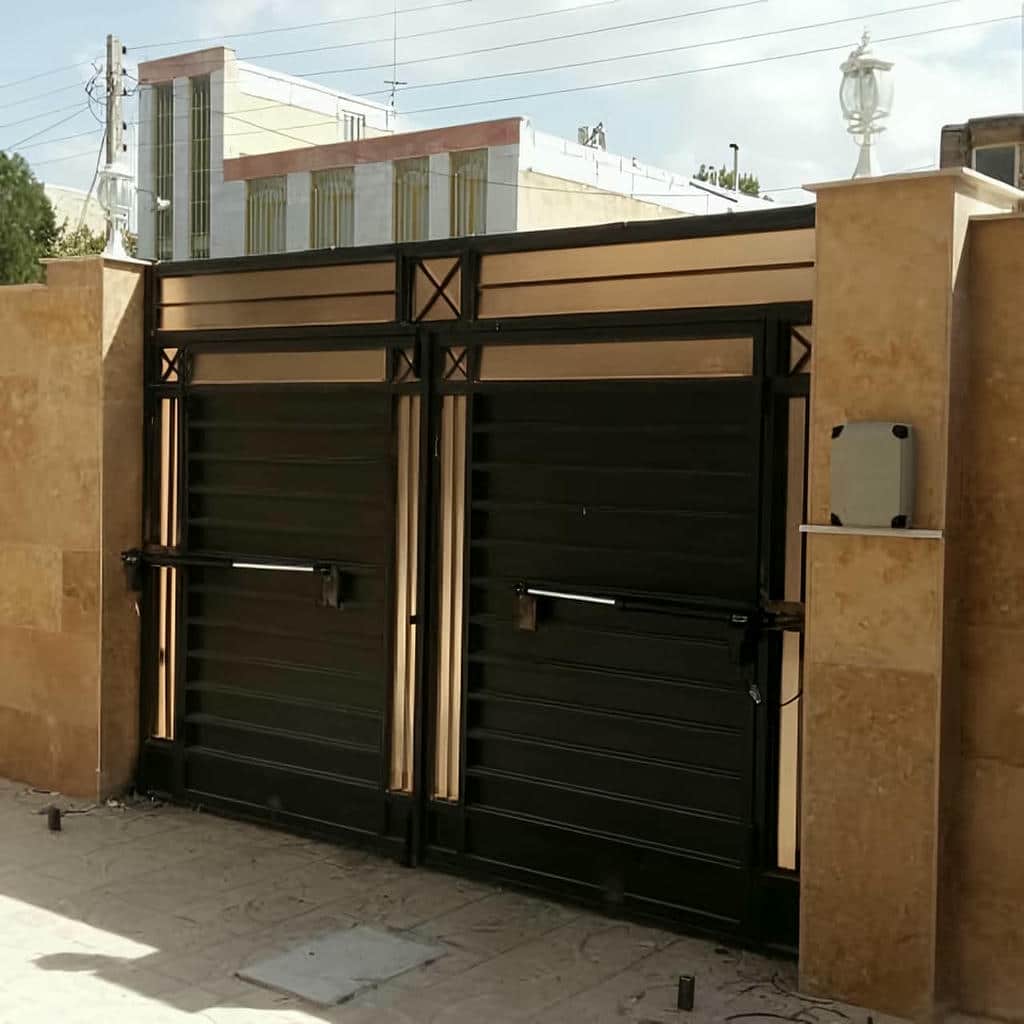 جک بی صدای درب پارکینگ با کابل کشی منظم
