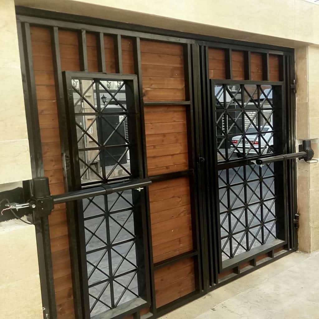 جک ایتالیایی درب پارکینگ با ریموت کنترل ورودی