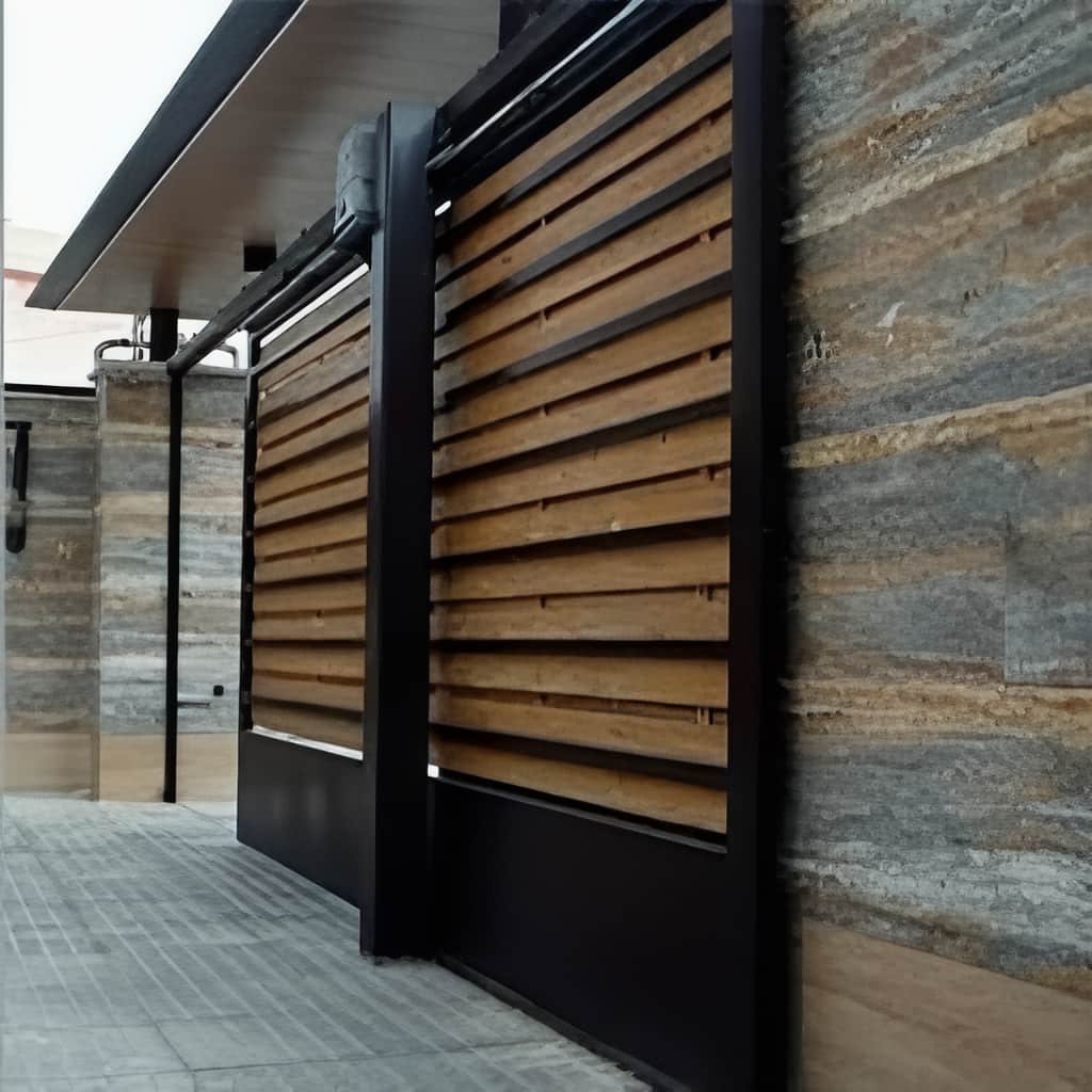 جک ریلی درب پارکینگ با کابل کشی منظم
