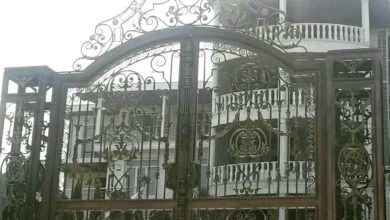 7 طرح درب آهنی باغ کاربردی