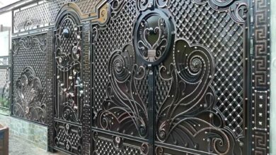 11 مدل درب فلزی باغ کاربردی
