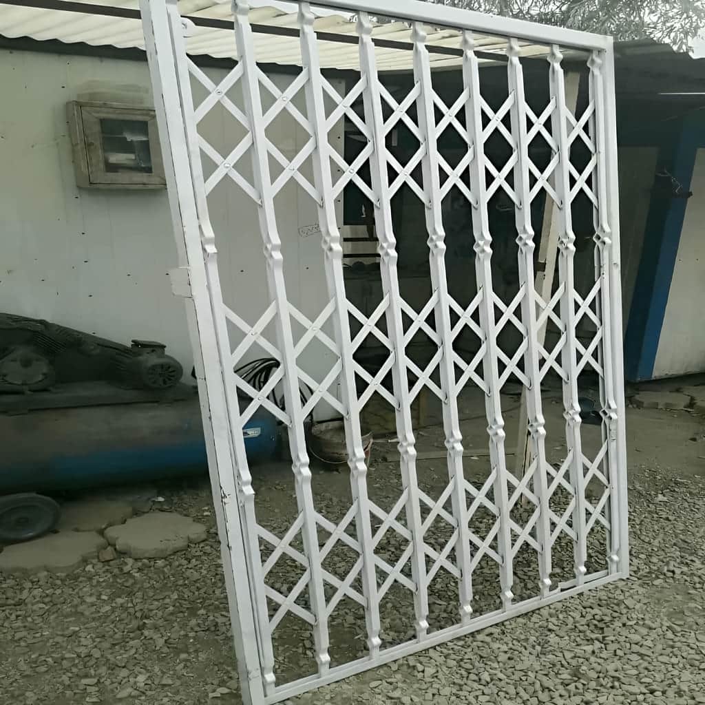 مدل 3 ردیف لوزی با پرچ مخفی حفاظ آکاردئونی