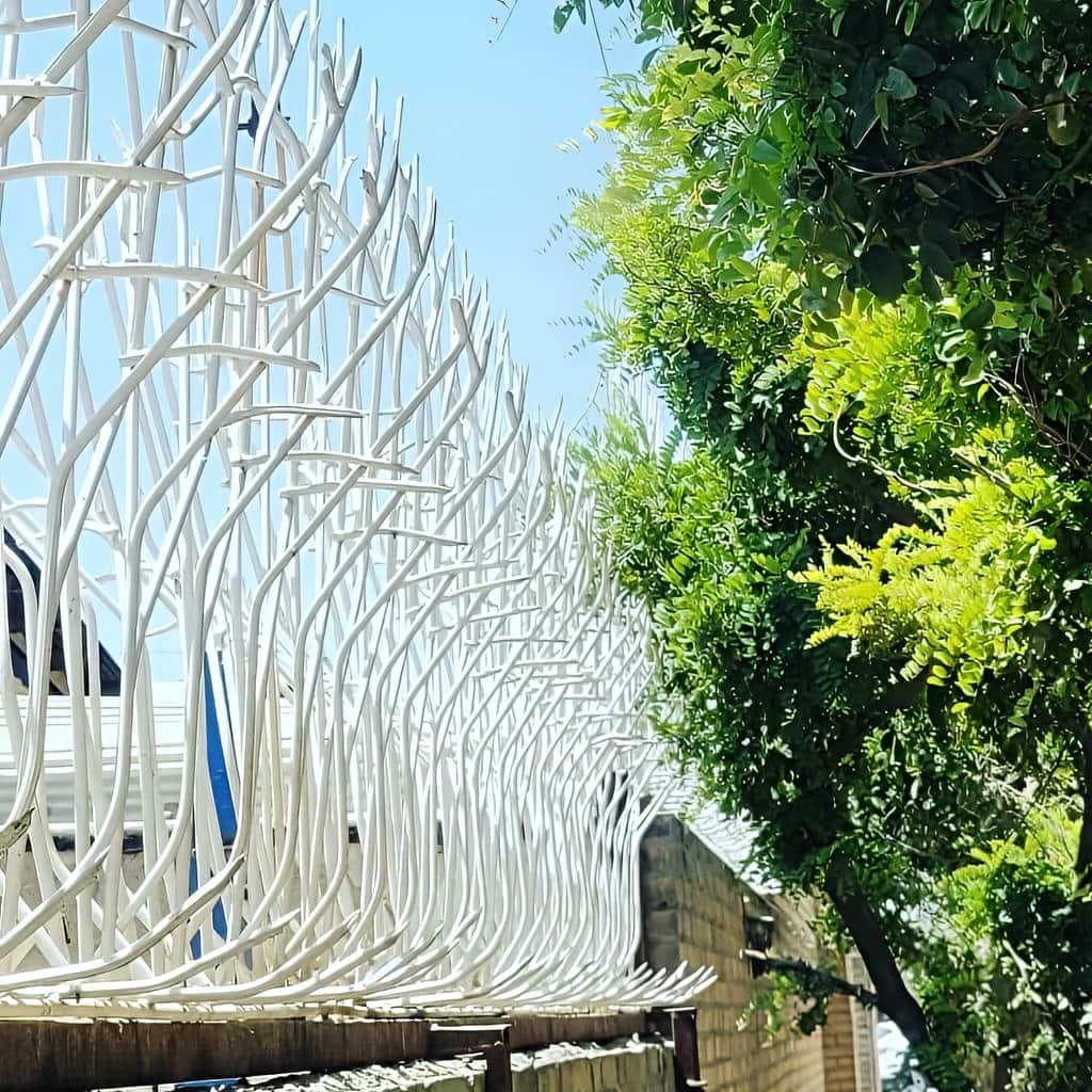 حفاظ بوته ای با پوشش رنگ یکدست