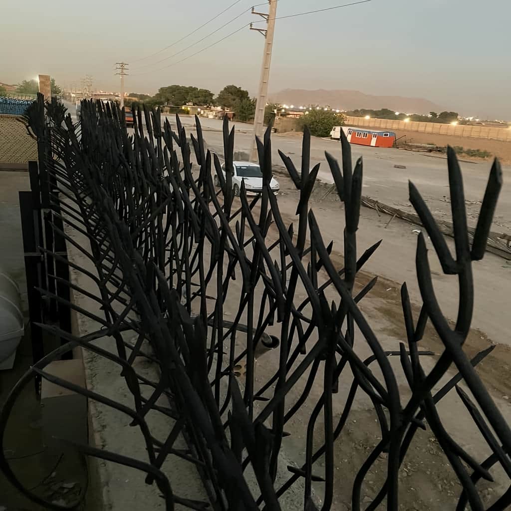 حفاظ غنچه ای در نمونه کار اجراشده