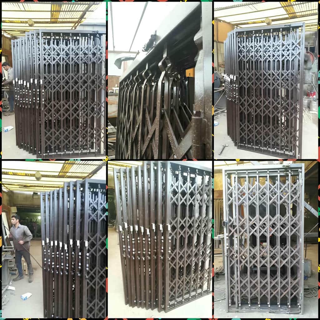حفاظ درب ضد سرقت در نمونه کار اجرای کامل