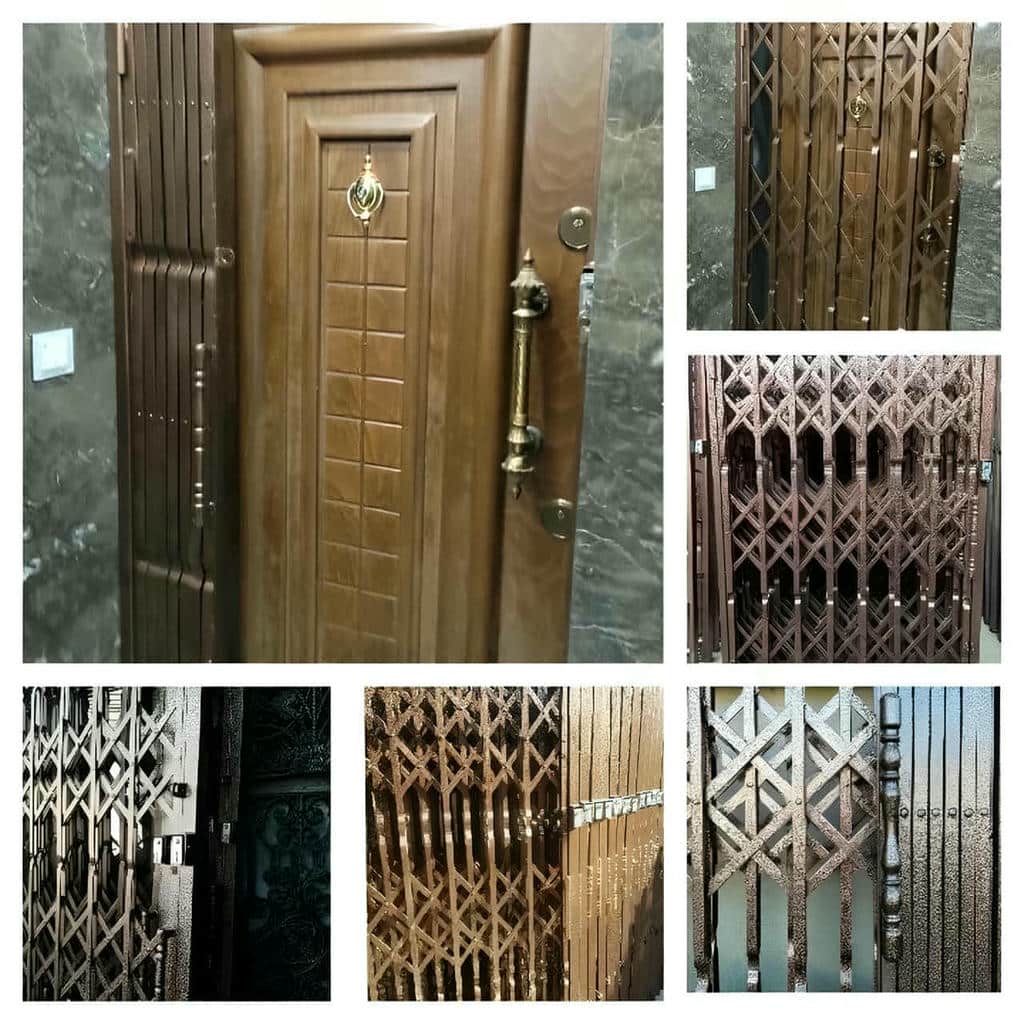 درب حفاظتی آپارتمان در مرحله اندازه گیری دقیق ورودی