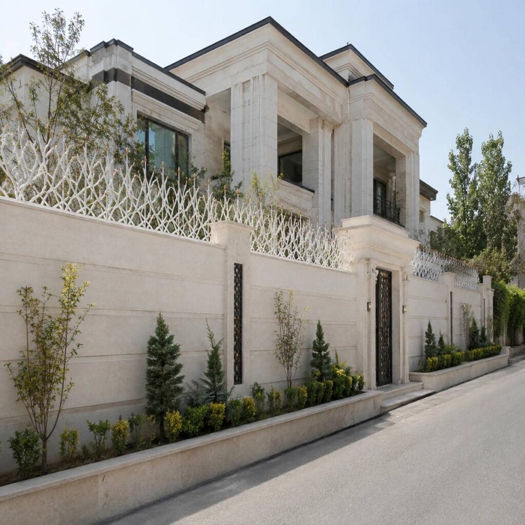 حفاظ نرده شاخ گوزنی مدل خاردار