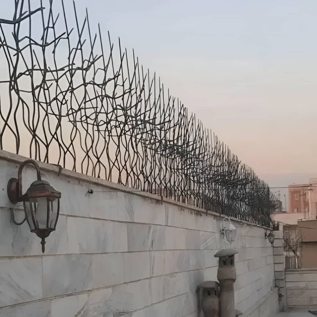 حفاظ شاخ گوزنی طرح اف با جوشکاری تمیز قطعات