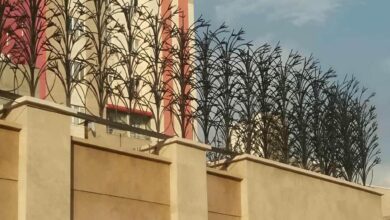 حفاظ روی دیوار با نصب سریع روی سطح ساختمان