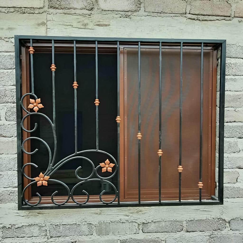 حفاظ پنجره فرفورژه با خم کاری دقیق