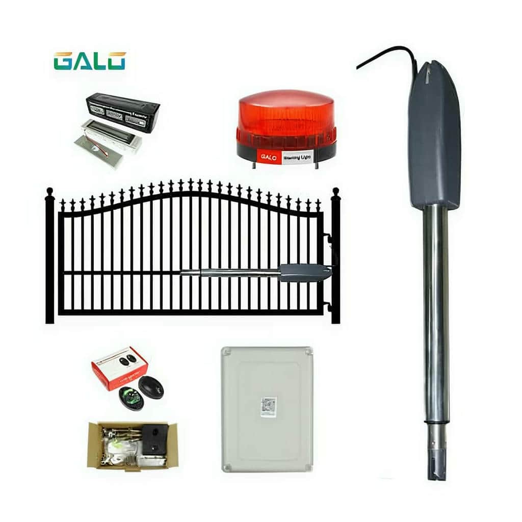 اپراتور درب پارکینگ در نمونه کار با نمای مینیمال