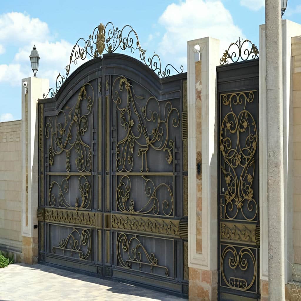 درب گلنرده دار هنگام بررسی کیفیت متریال پیش از سفارش