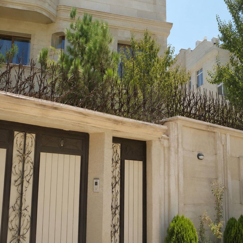 حفاظ شاخ گوزنی آبشاری با پوشش رنگ یکدست