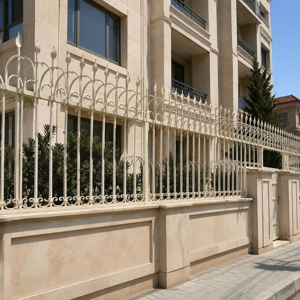 حفاظ نرده آهنی دیوار در کرمان