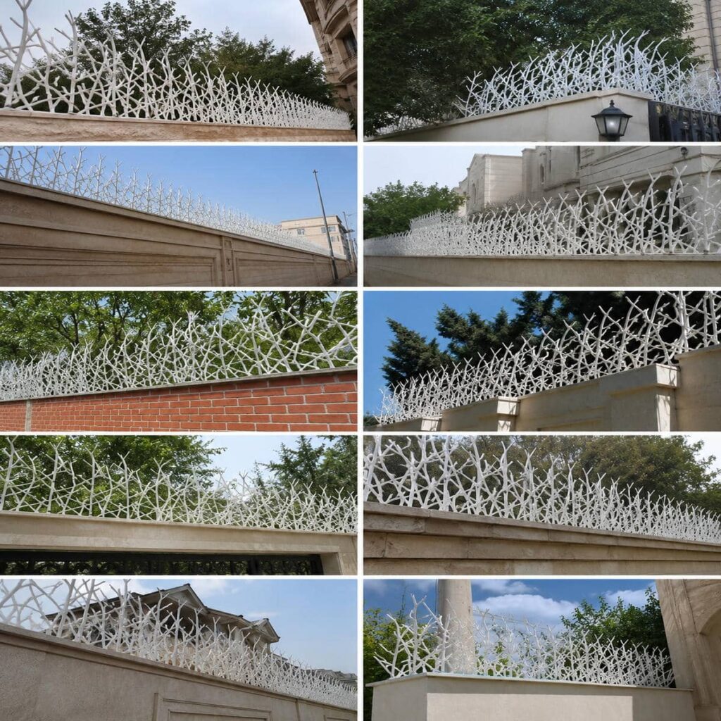 حفاظ شاخ گوزنی آبشاری مناسب طراحی مینیمال نما