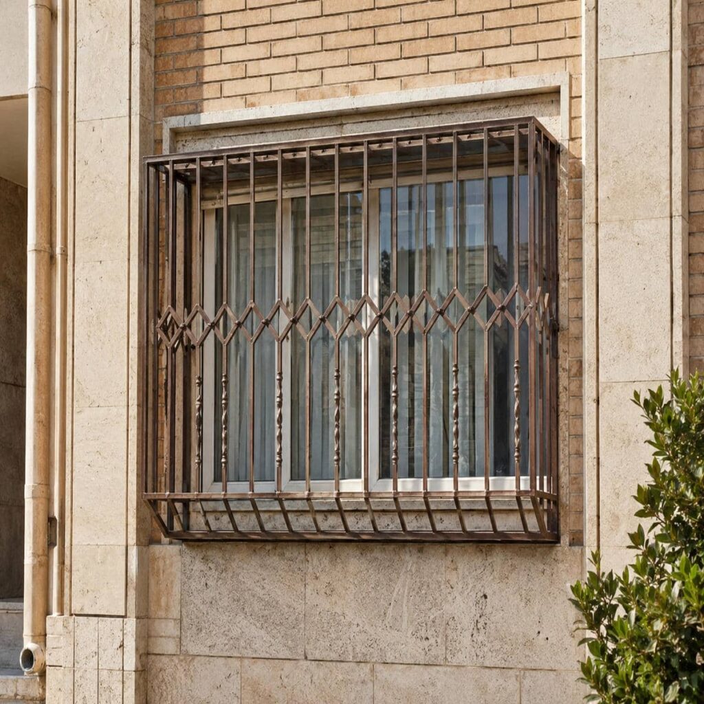 حفاظ پنجره مدرن در مرحله اندازه گیری