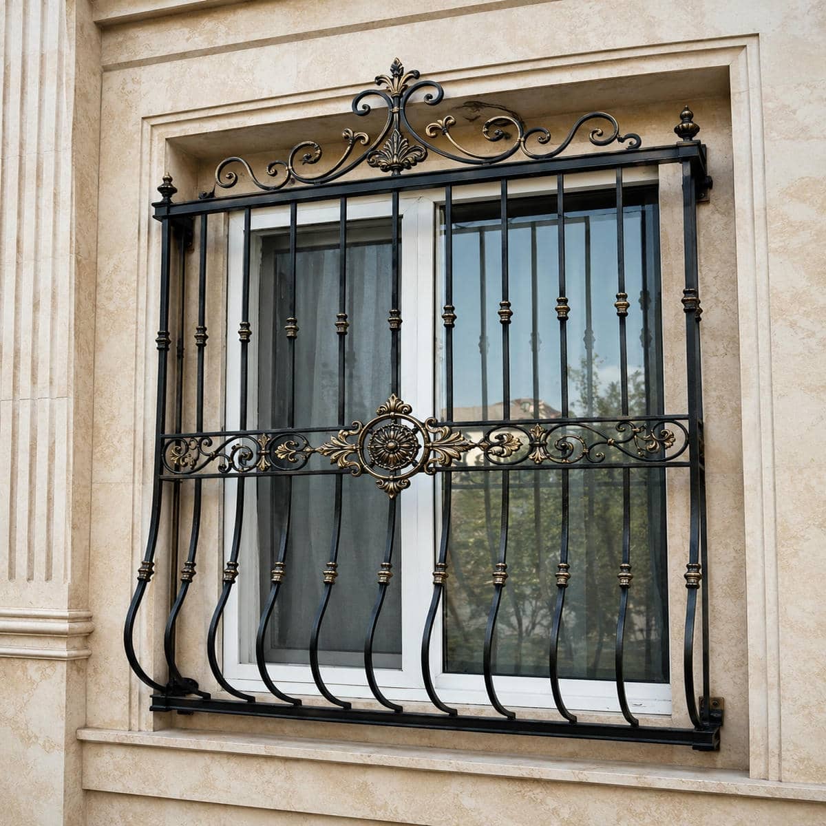 نصب حفاظ نرده پنجره بر روی دیوار