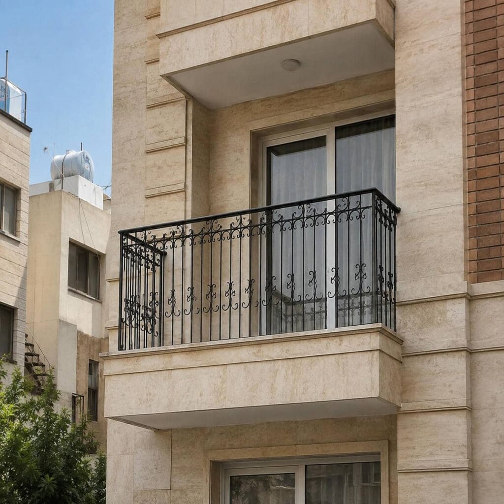 حفاظ بالکن استان مرکزی نمای ساختمان