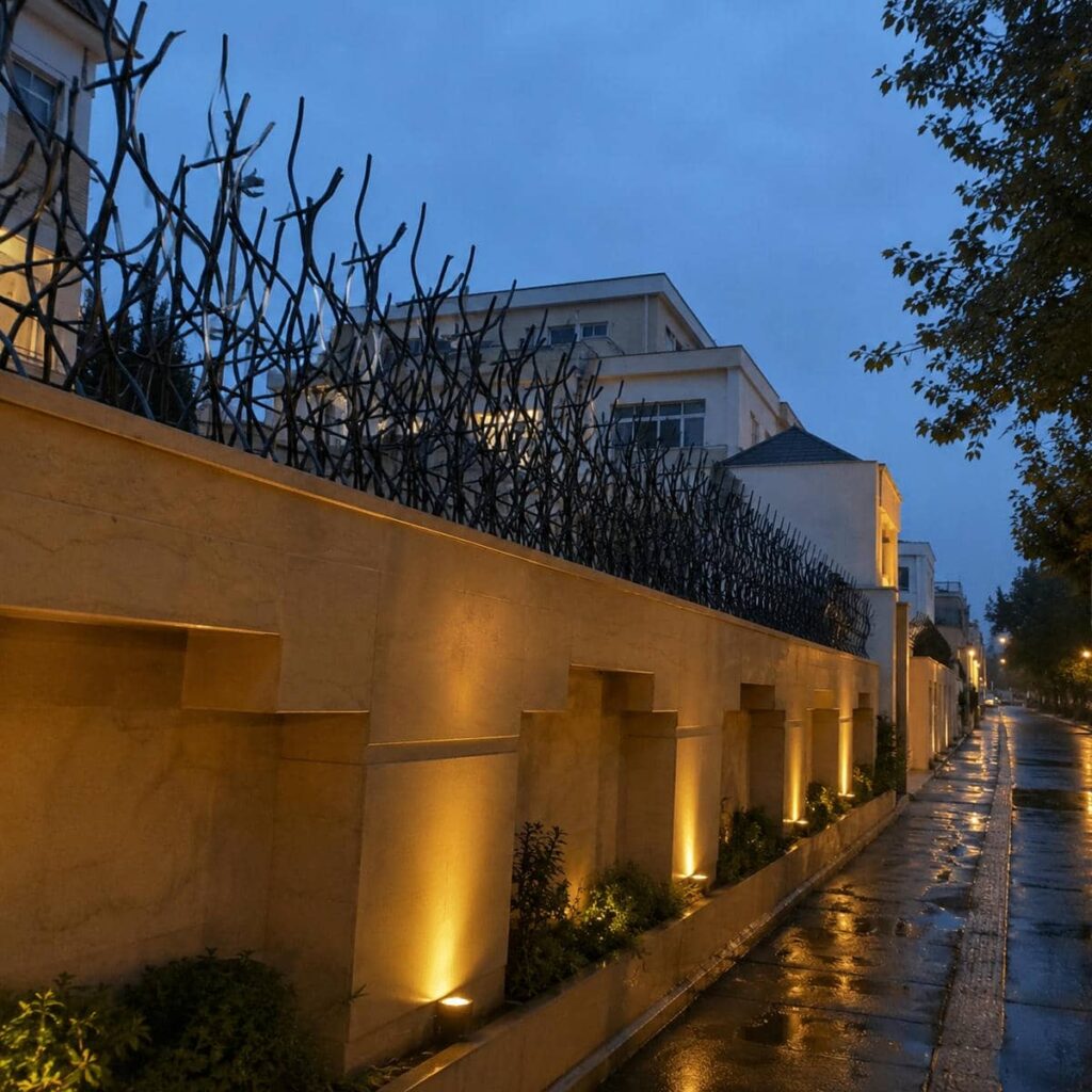 حفاظ دیوار ایلام روی دیوار آجری