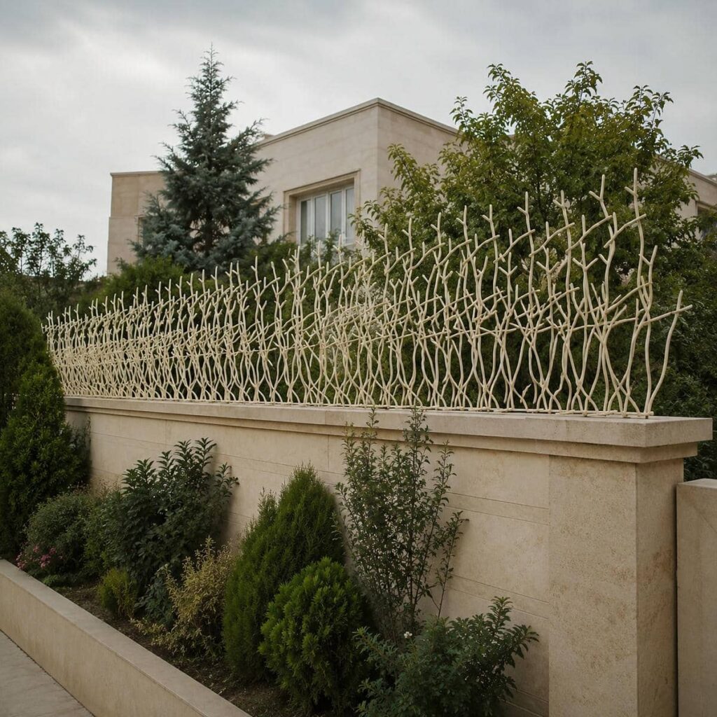 حفاظ روی دیوار رنگ مشکی مات