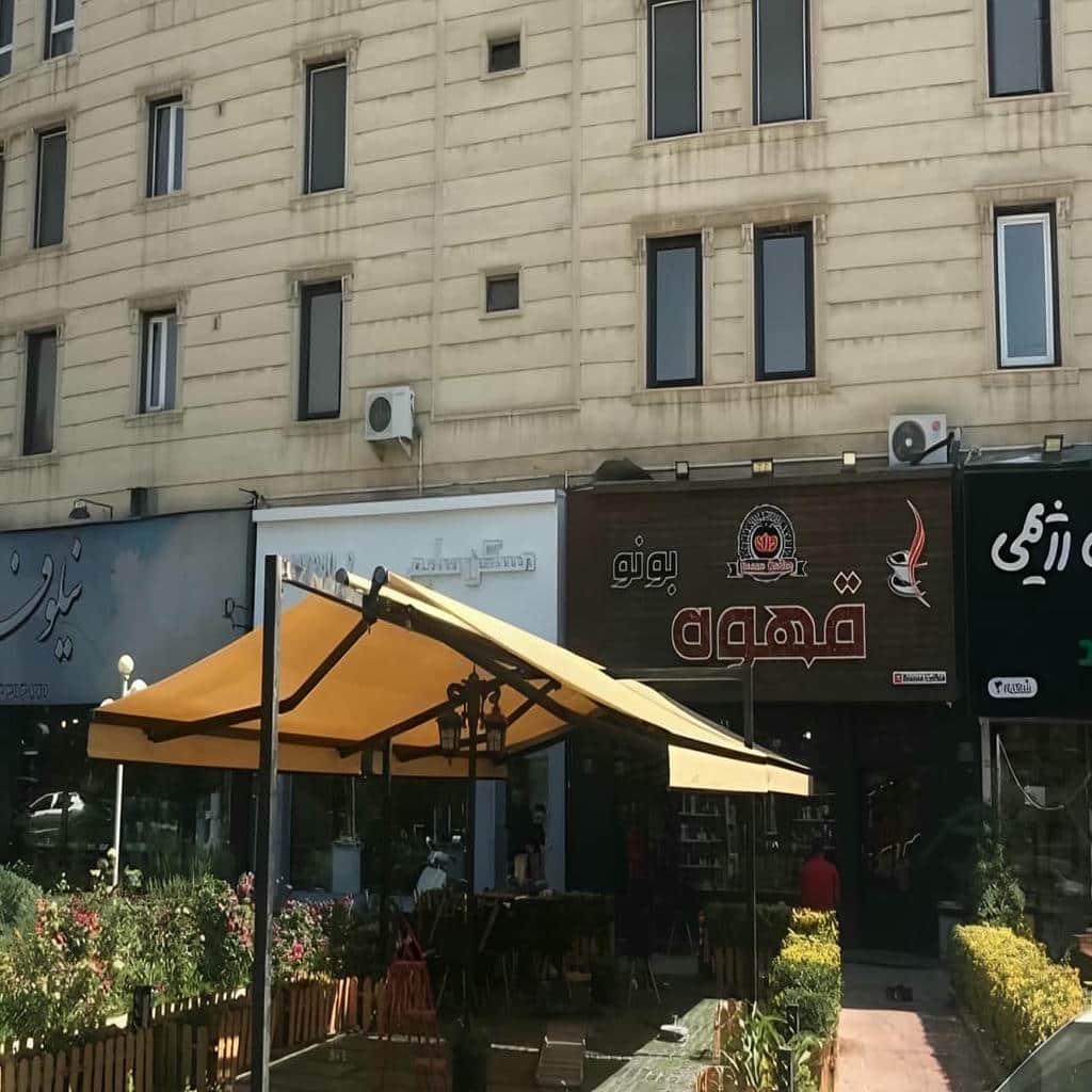 سازه آلومینیومی سایبان قزوین