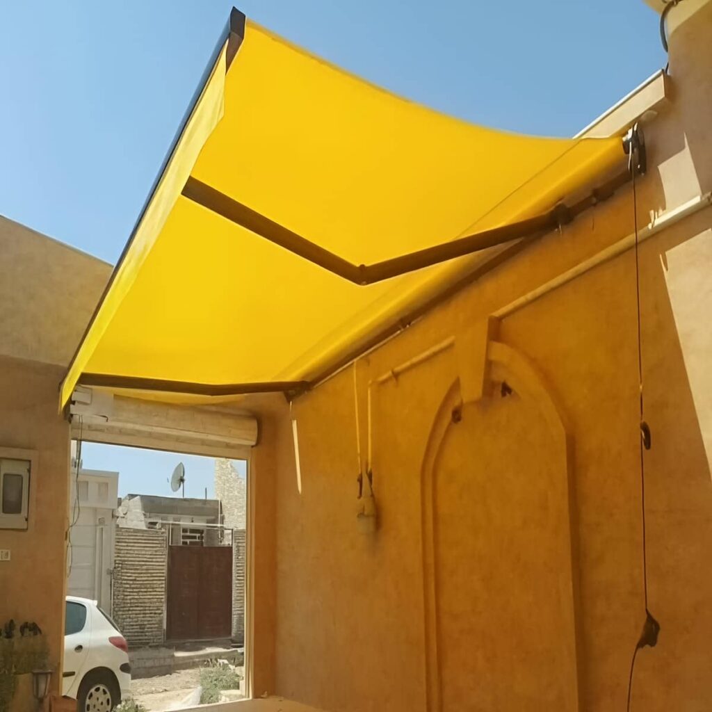 سایبان برقی استان کهگیلویه و بویراحمد در ورودی تجاری