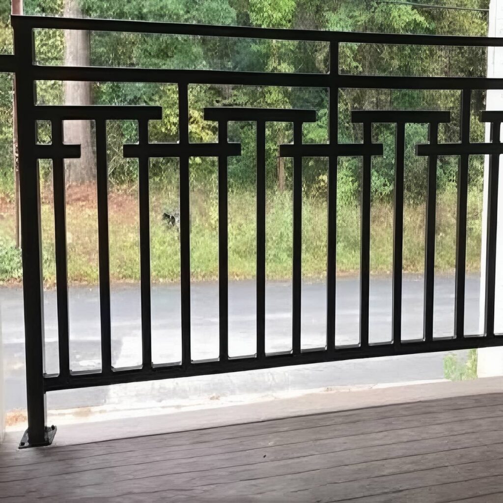 نرده تراس شیشه ای و فلزی نرده تراس شیشه ای و فلزی