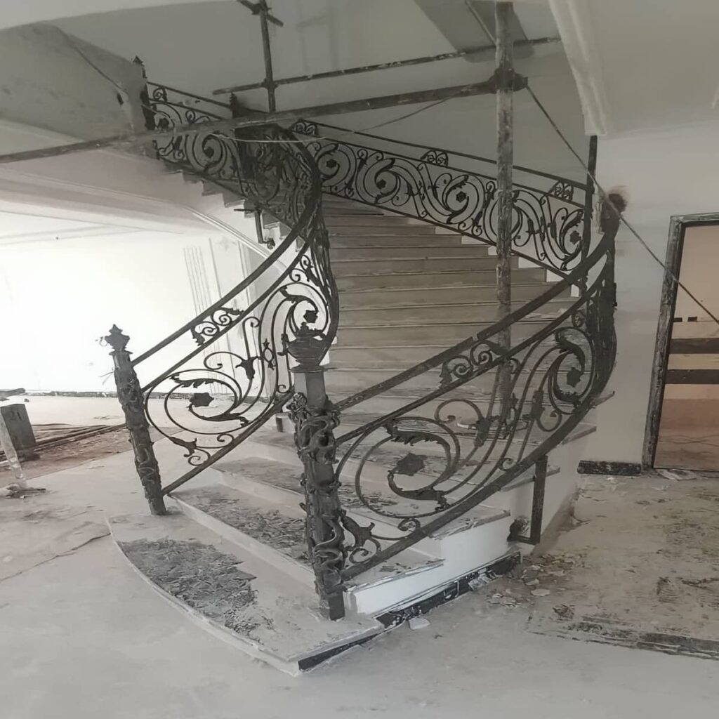نرده راه پله فلزی گرگان