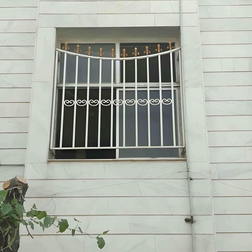 نرده پنجره فلزی مشکی استان لرستان