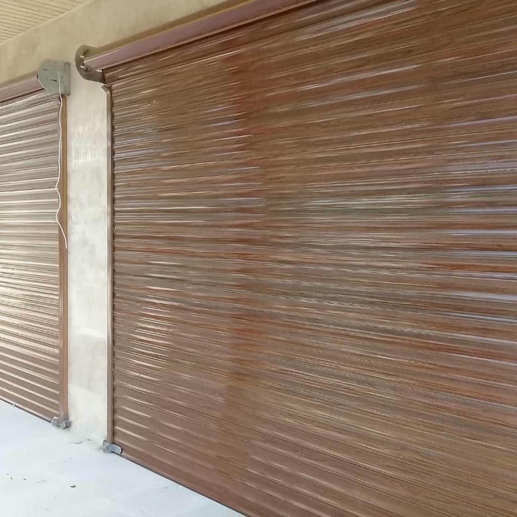 کرکره ریموت دار با موتور برقی پارکینگ