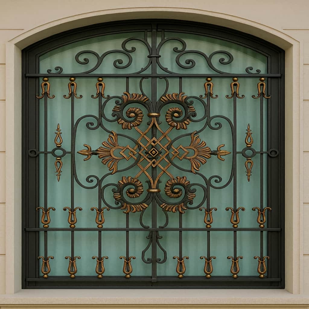 گارد پنجره با فرم کلاسیک در شیراز