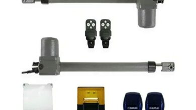 جک درب پارکینگ استان یزد مدل بازویی سفید