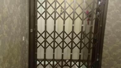 حفاظ درب آکاردئونی استان سیستان و بلوچستان با پوشش رنگی