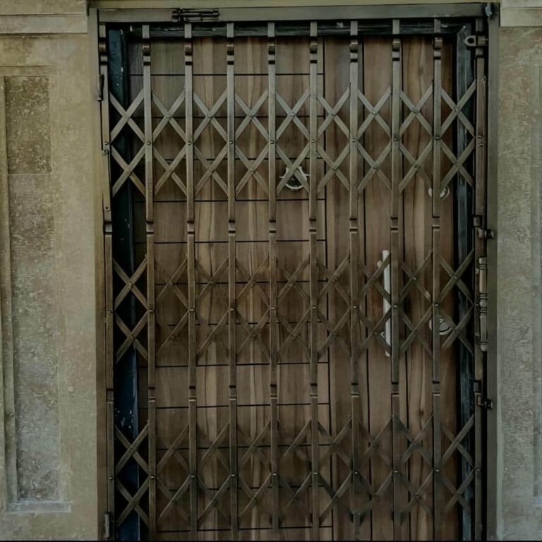 حفاظ درب آکاردئونی استان کهگیلویه و بویراحمد مدل فلزی