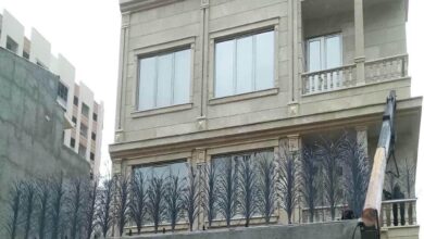 حفاظ دیوار استان کردستان با پوشش رنگ مقاوم