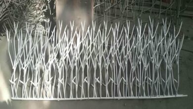 حفاظ دیوار بندرعباس با طرح شاخ گوزنی فلزی