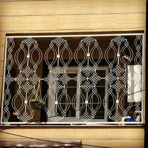 حفاظ پنجره آهنی استان گلستان با پوشش رنگی