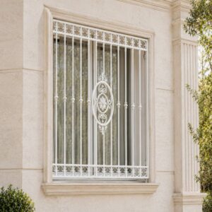 حفاظ پنجره استان آذربایجان شرقی مدل آهنی مشکی