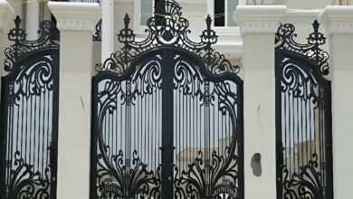 درب حیاط فلزی ویلایی استان خراسان شمالی