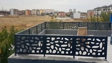 نرده بالکن فلزی استان ایلام با طراحی مدرن