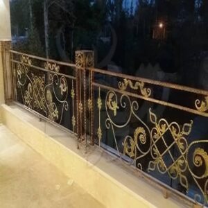 نرده بالکن فلزی مشکی استان آذربایجان شرقی