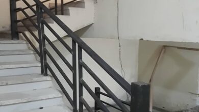 نرده راه پله فلزی استان مازندران با طراحی داخلی