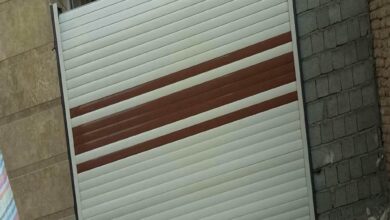 کرکره برقی قم نمای ورودی تجاری ریموت دار